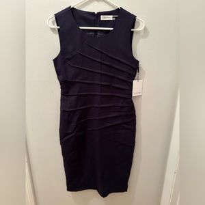 New Calvin Klein Sheath Sleveless Dress